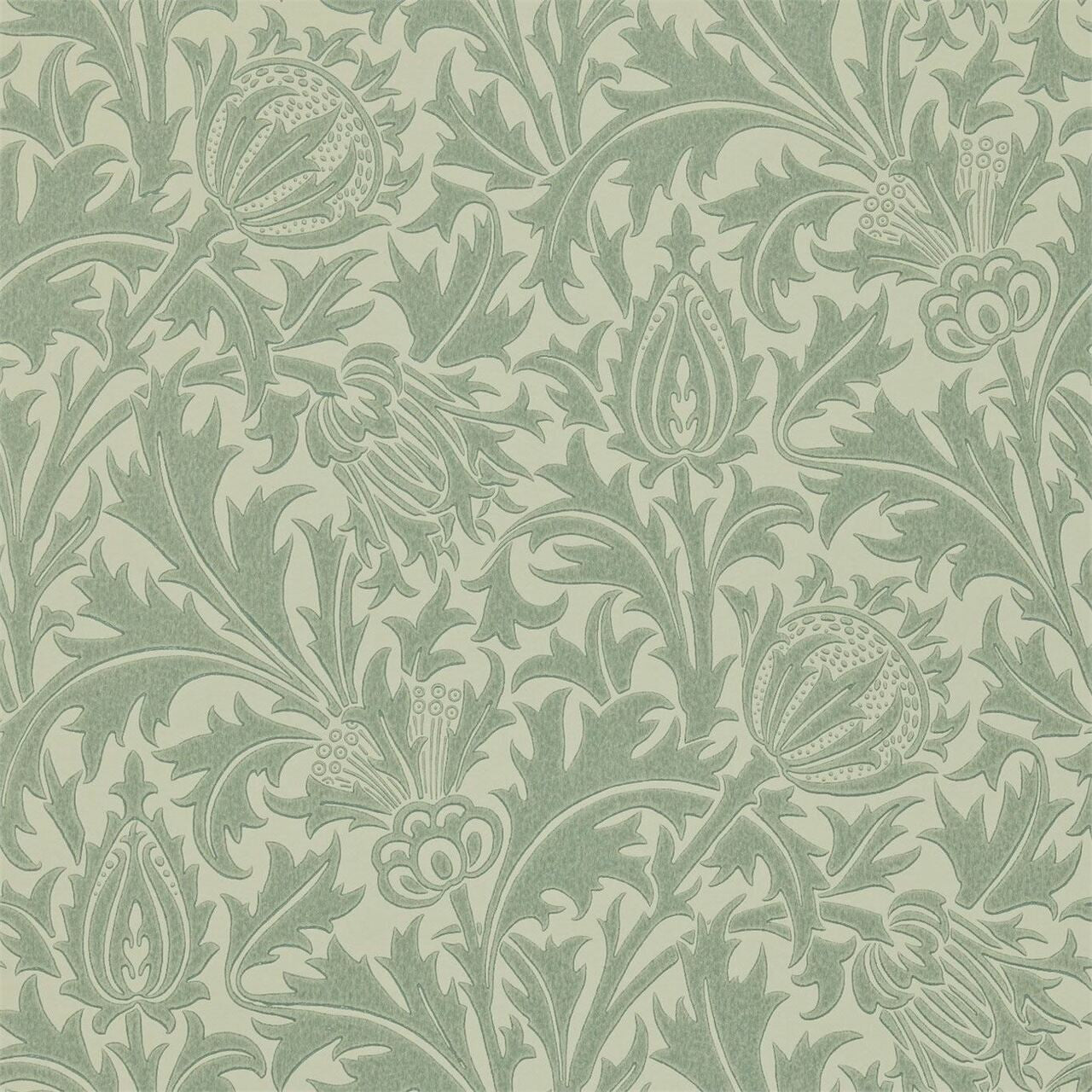 DMOWTH105 Thistle Morris Volume V Wallpaper by Morris & Co