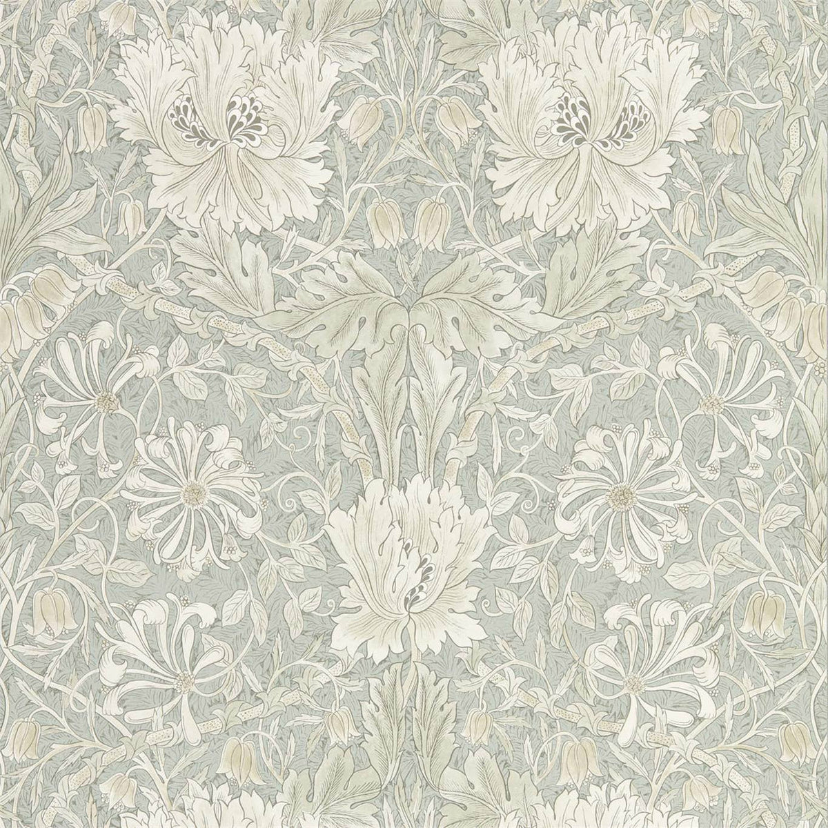 Pure Honeysuckle and Tulip Pure Morris North Wallpaper By Morris & Co