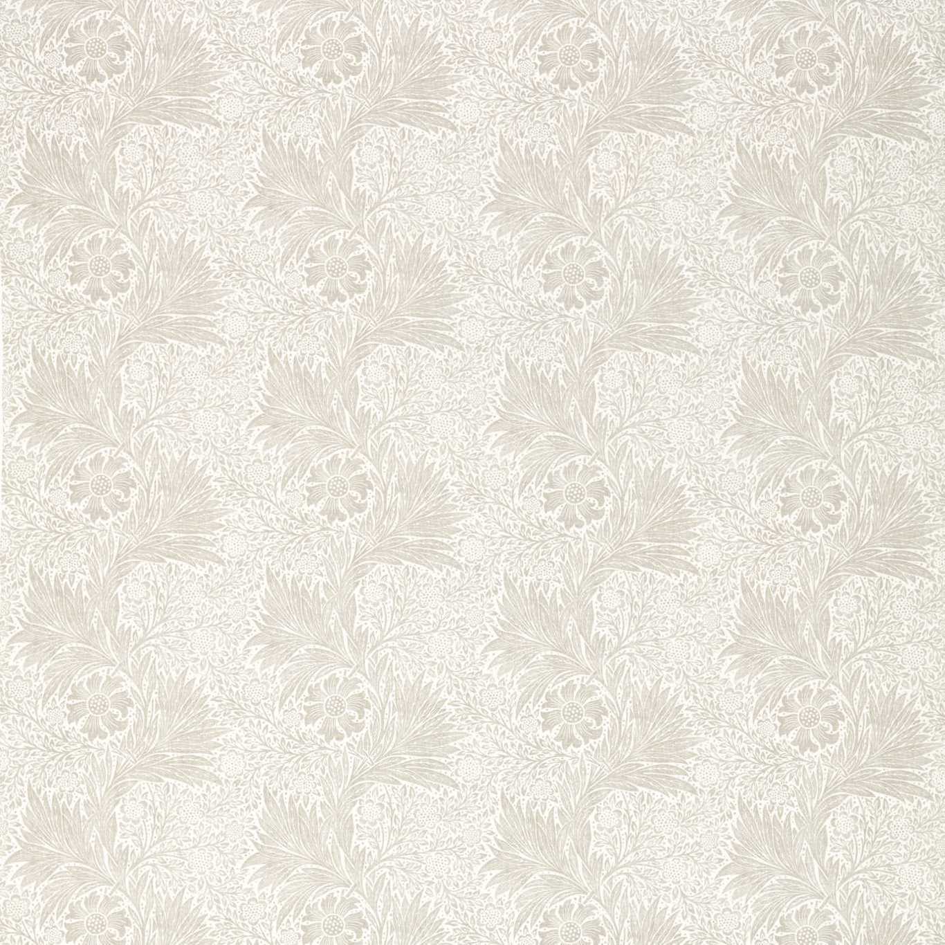 226483 Marigold Pure Morris North Lightish Grey Fabric by Morris & Co