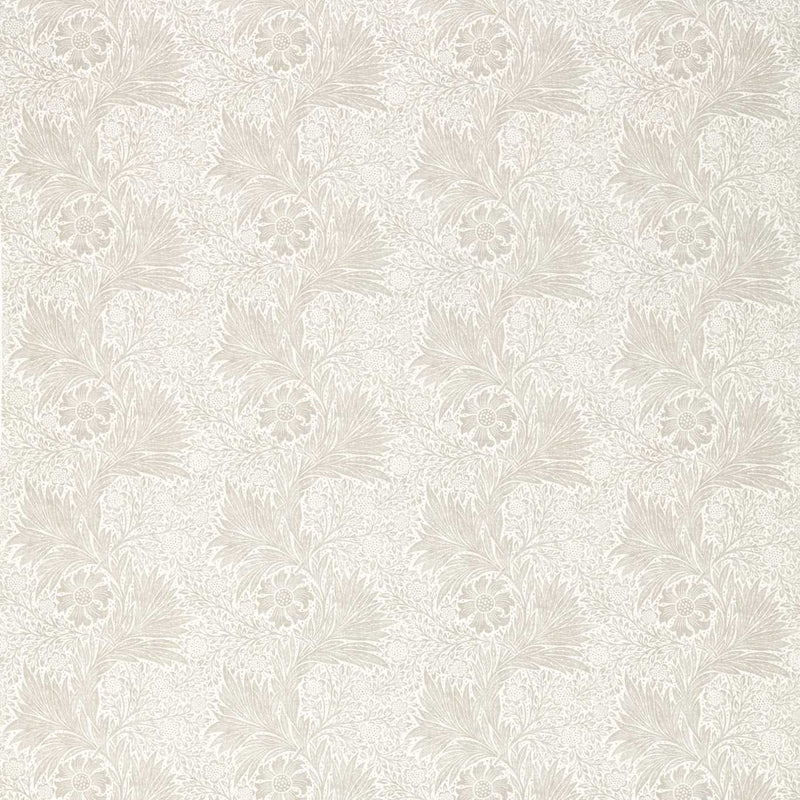 226483 Marigold Pure Morris North Lightish Grey Fabric by Morris & Co