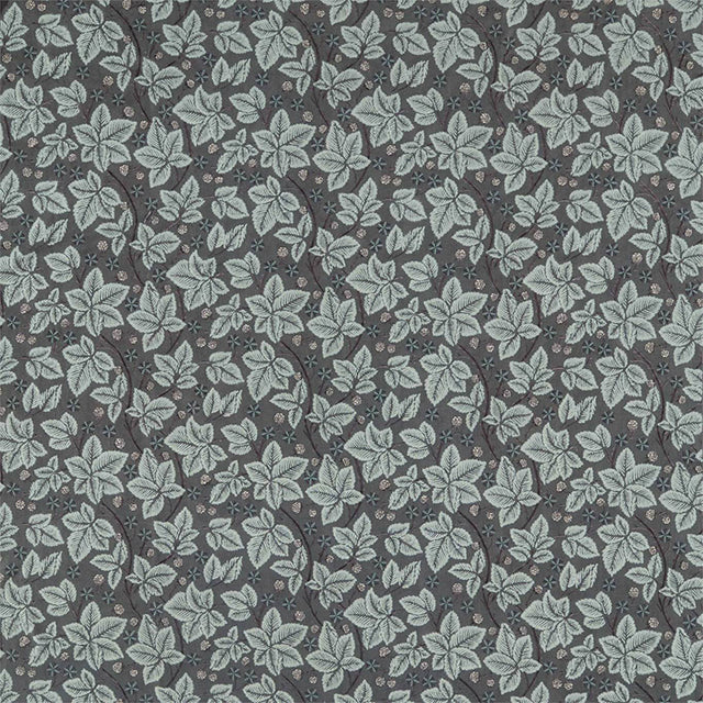 236621 Bramble Pure Morris North Inky Purple Fabric by Morris & Co
