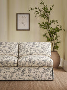 227399 Paradise Woods Toile Woad Sanderson x National Trust Volume II Fabric by Sanderson