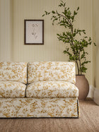 227400 Paradise Woods Toile Mustard Sanderson x National Trust Volume II Fabric by Sanderson