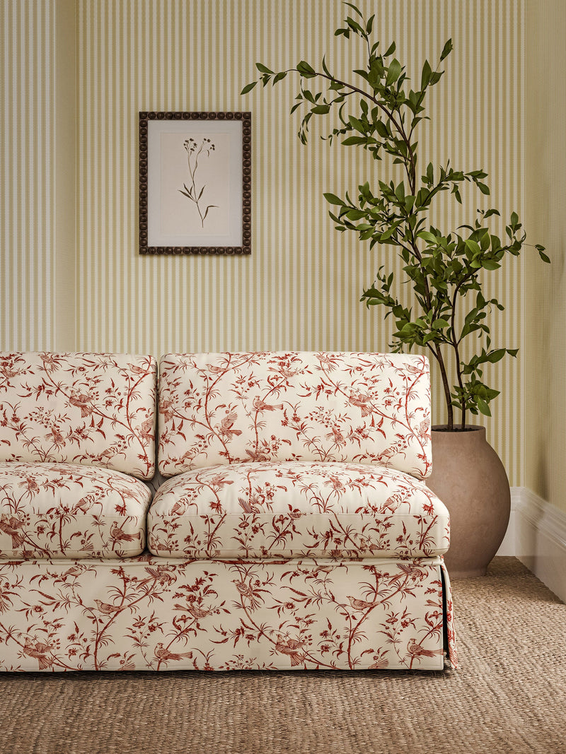 227401 Paradise Woods Toile Madder Sanderson x National Trust Volume II Fabric by Sanderson