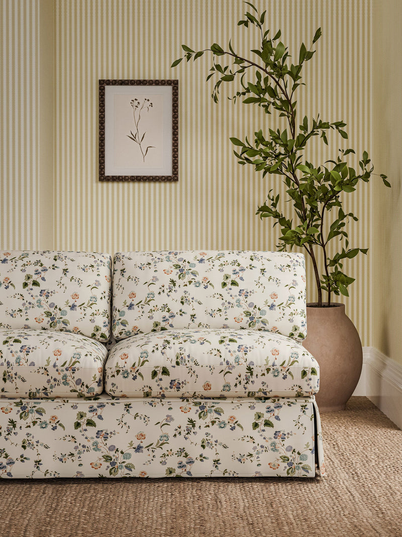 227402 Nectar Fields Cornflower/Mallow Sanderson x National Trust Volume II Fabric by Sanderson