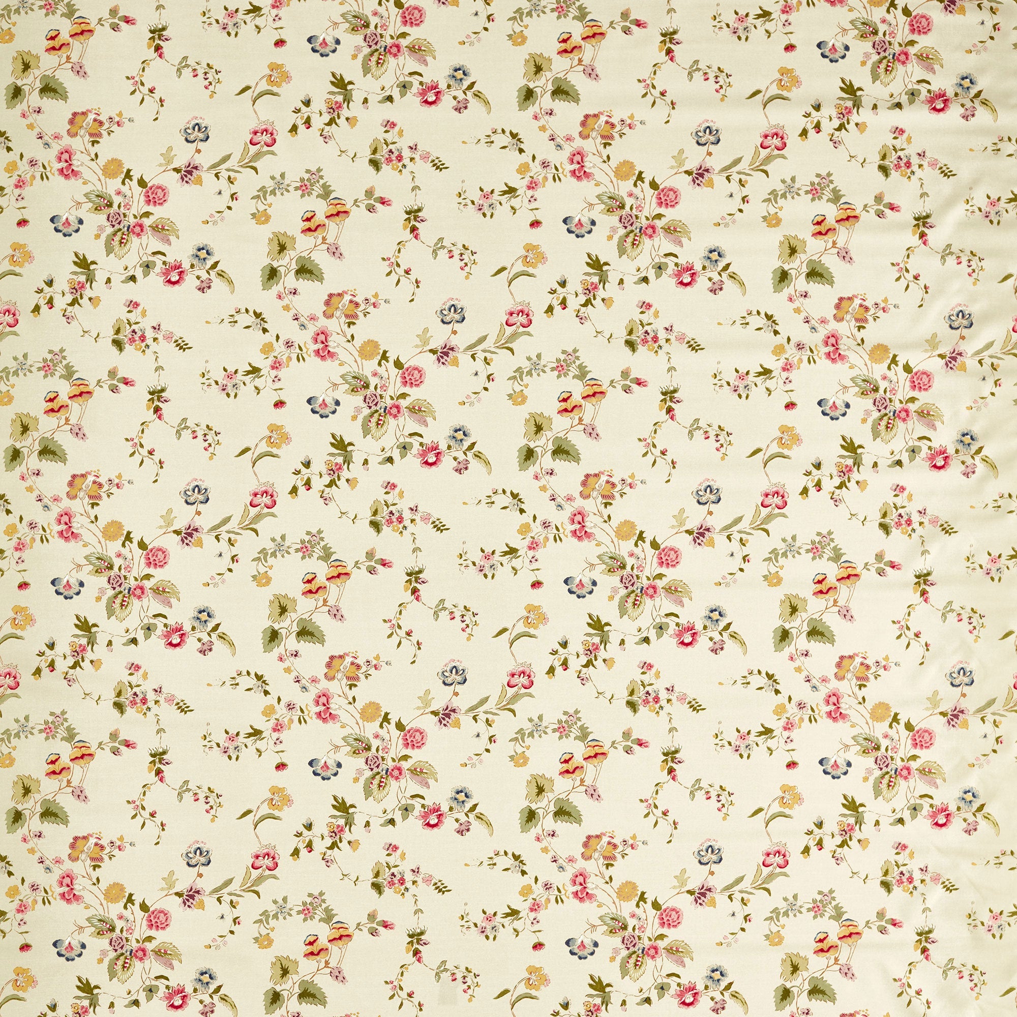 227404 Nectar Fields Sage/Blossom Sanderson x National Trust Volume II Fabric by Sanderson