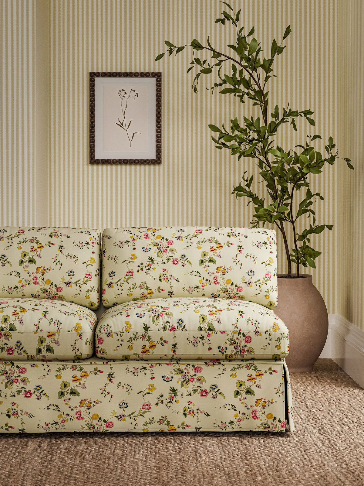 Nectar Fields Sage/Blossom Sanderson x National Trust Volume II Fabric by Sanderson