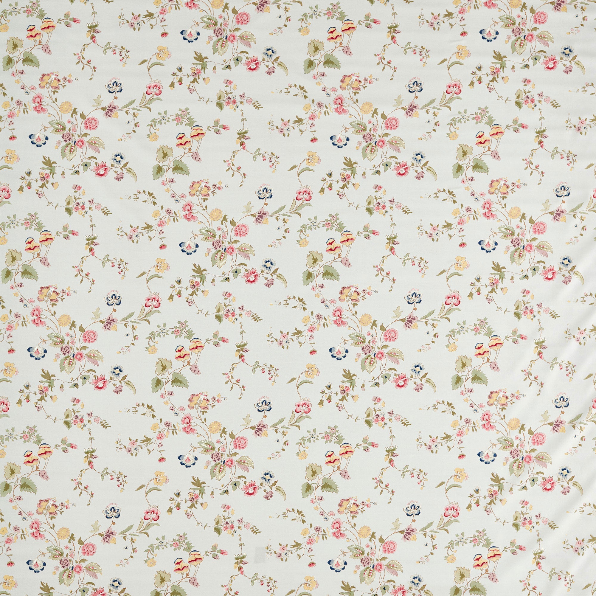 227405 Nectar Fields Porcelain/Blossom Sanderson x National Trust Volume II Fabric by Sanderson