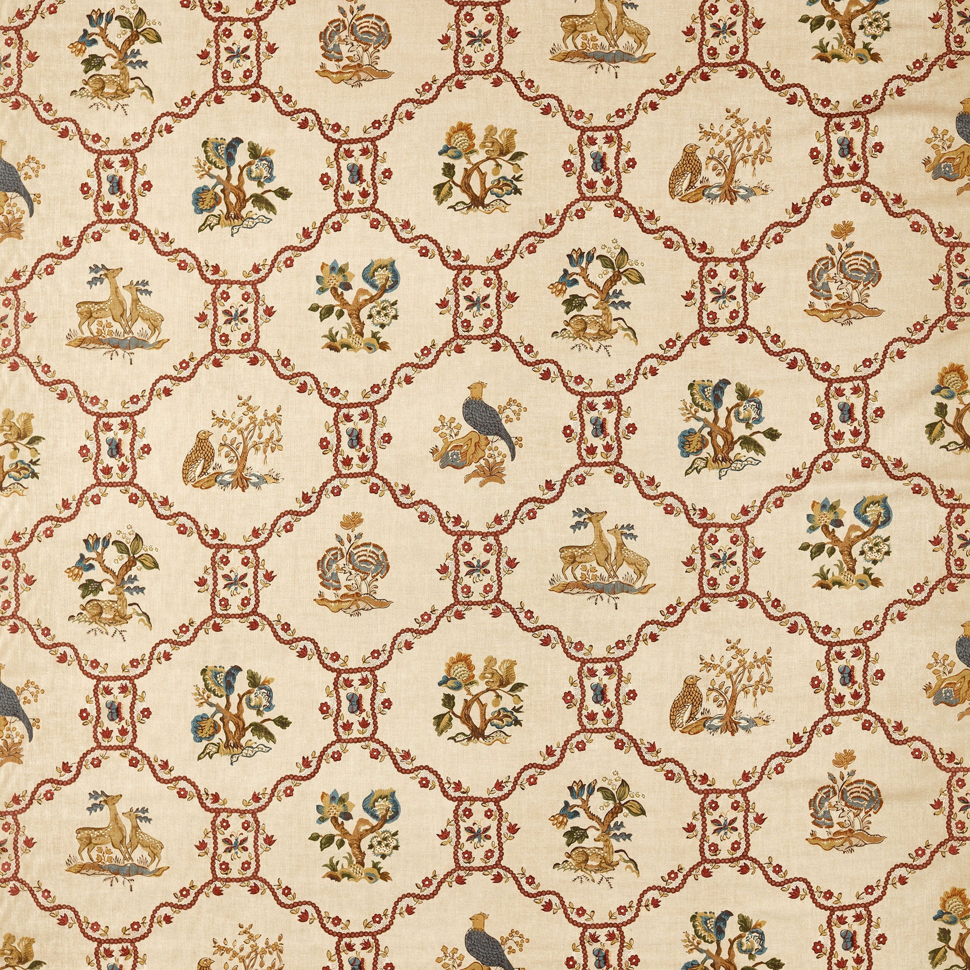 227409 Partridge & Pear Fig/Wheat Sanderson x National Trust Volume II Fabric by Sanderson