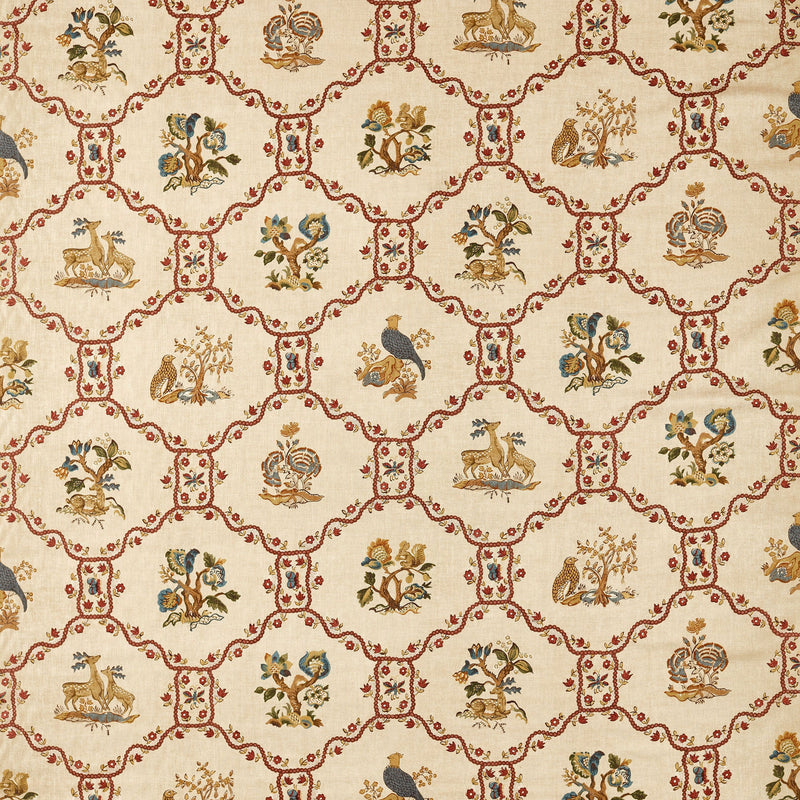 227409 Partridge & Pear Fig/Wheat Sanderson x National Trust Volume II Fabric by Sanderson