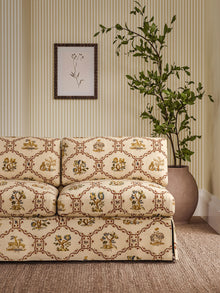 227409 Partridge & Pear Fig/Wheat Sanderson x National Trust Volume II Fabric by Sanderson