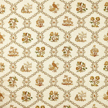 227411 Partridge & Pear Walnut/Harvest Sanderson x National Trust Volume II Fabric by Sanderson