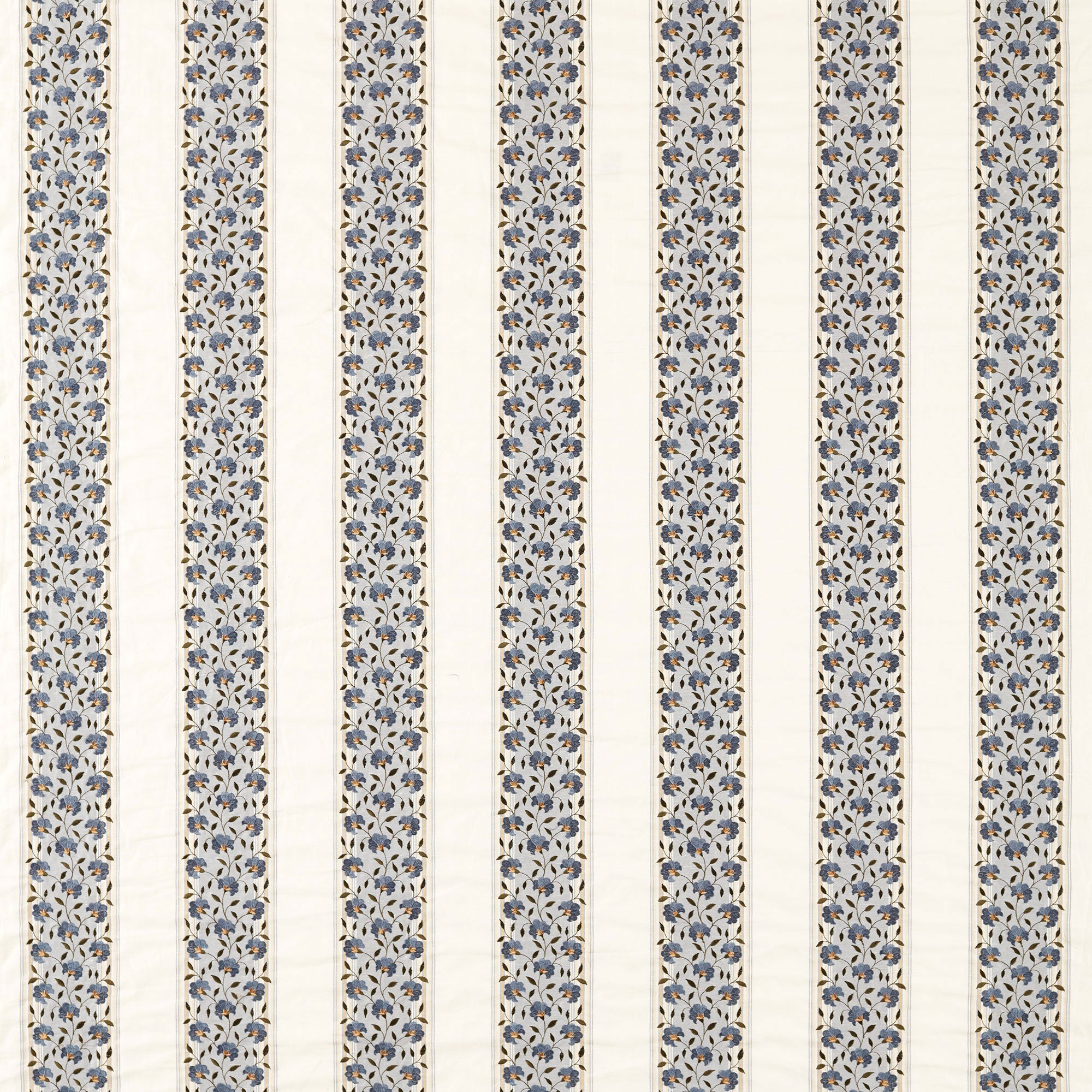 237793 Sloe Blossom Woad/Porcelain Sanderson x National Trust Volume II Fabric by Sanderson