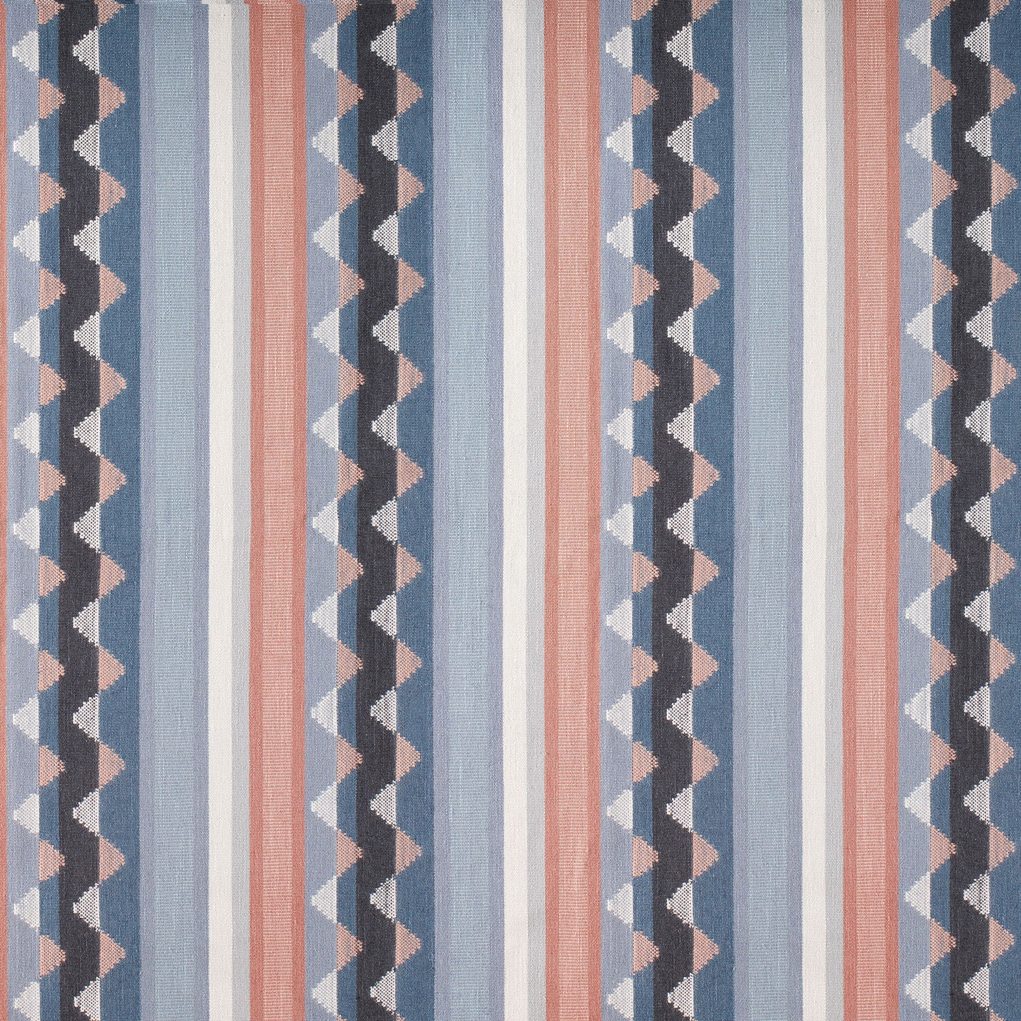 237795 Lutley Stripe Porcelain/Blossom Sanderson x National Trust Volume II Fabric by Sanderson