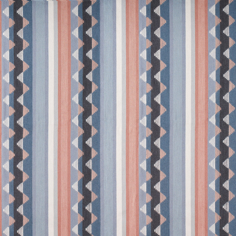 237795 Lutley Stripe Porcelain/Blossom Sanderson x National Trust Volume II Fabric by Sanderson