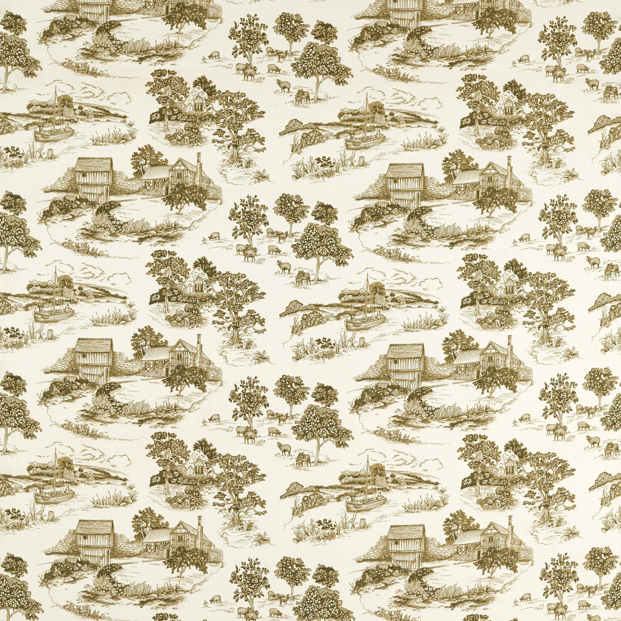 237799 Brockhampton Estate Forest Sanderson x National Trust Volume II Fabric by Sanderson