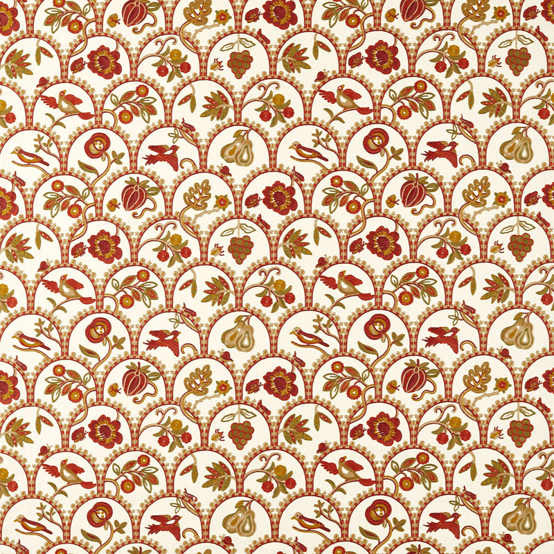 237801 Harvest Fruits Midsummer Sanderson x National Trust Volume II Fabric by Sanderson