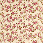 237803 Damson Blossom Madder/Olive Sanderson x National Trust Volume II Fabric by Sanderson