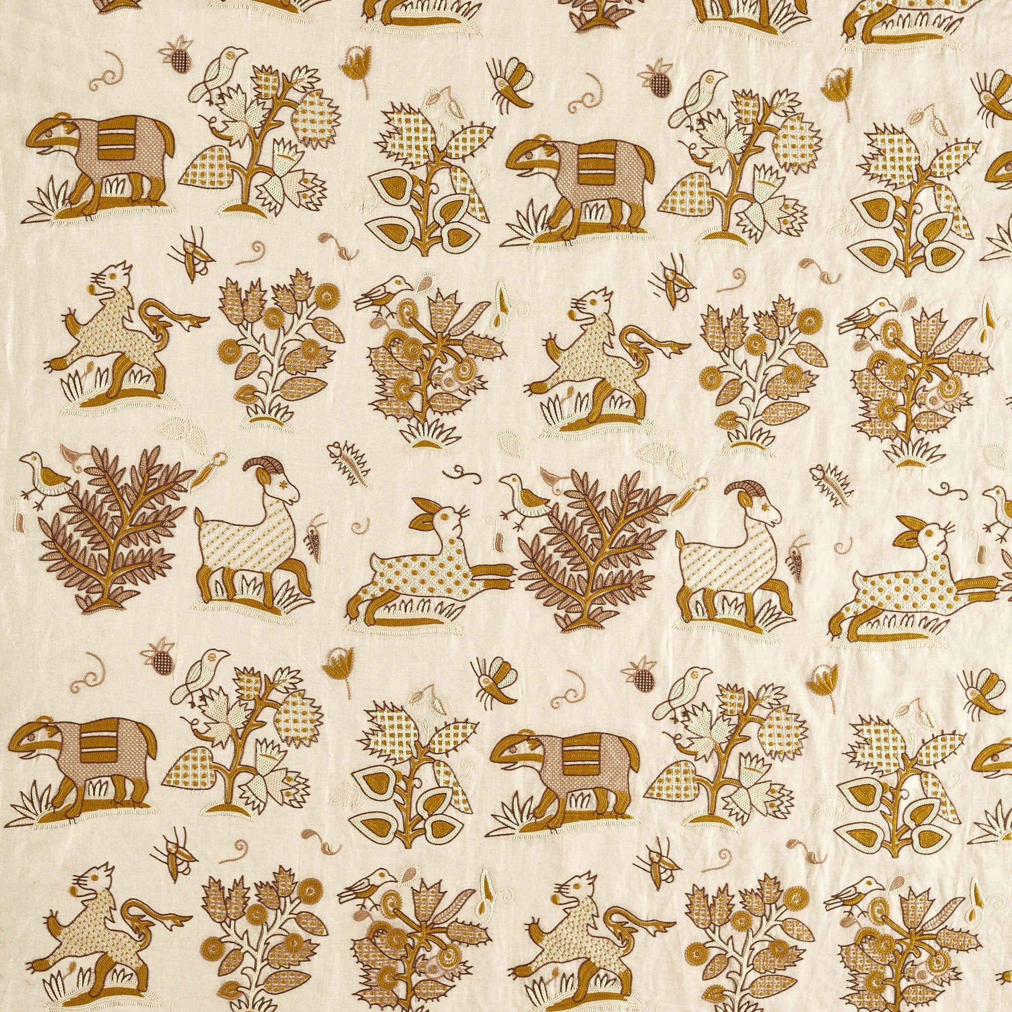 237804 Medieval Embroidery Harvest Sanderson x National Trust Volume II Fabric by Sanderson