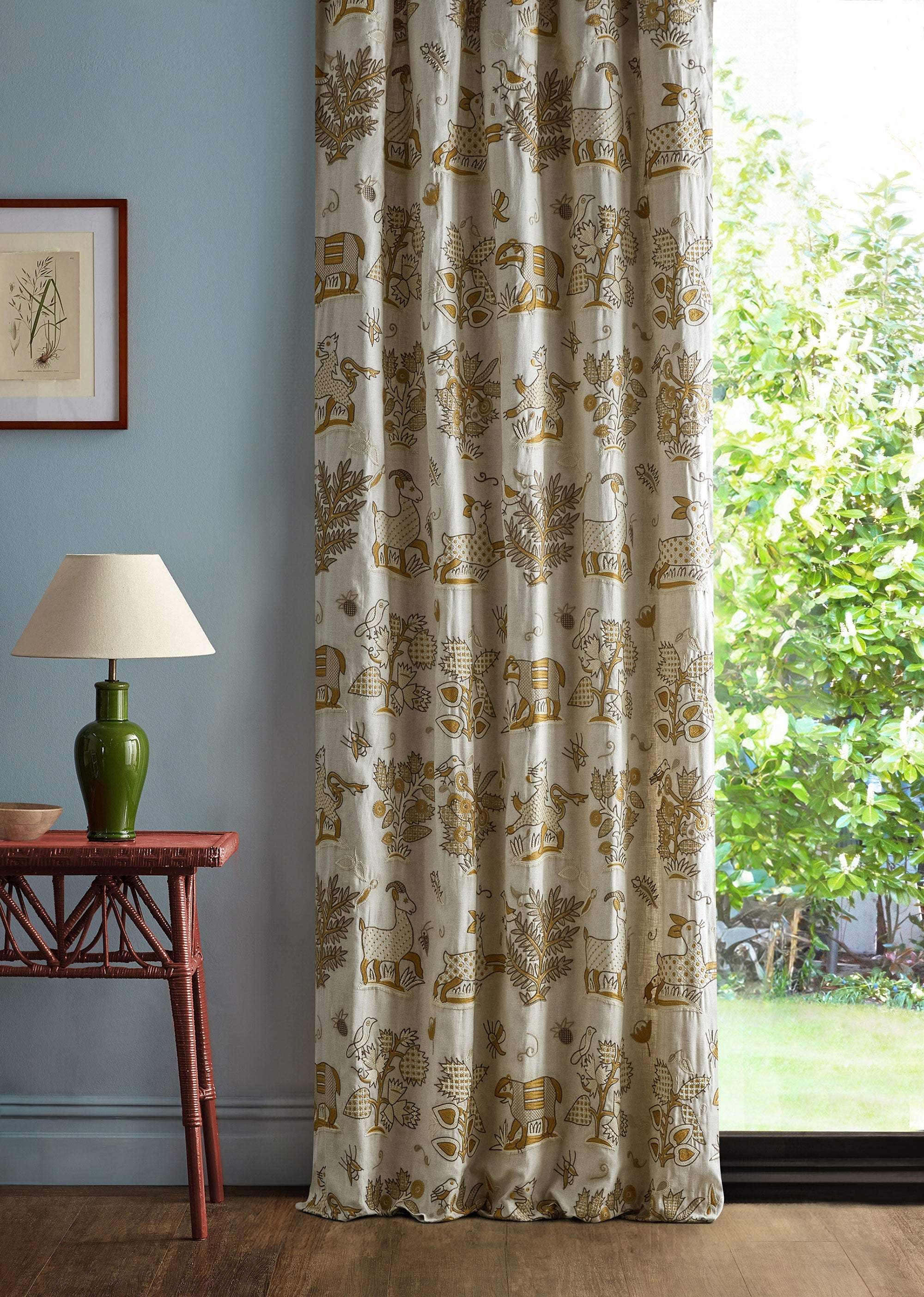 237804 Medieval Embroidery Harvest Sanderson x National Trust Volume II Fabric by Sanderson