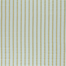 237808 Barneby Stripe Woad/Olive Sanderson x National Trust Volume II Fabric by Sanderson
