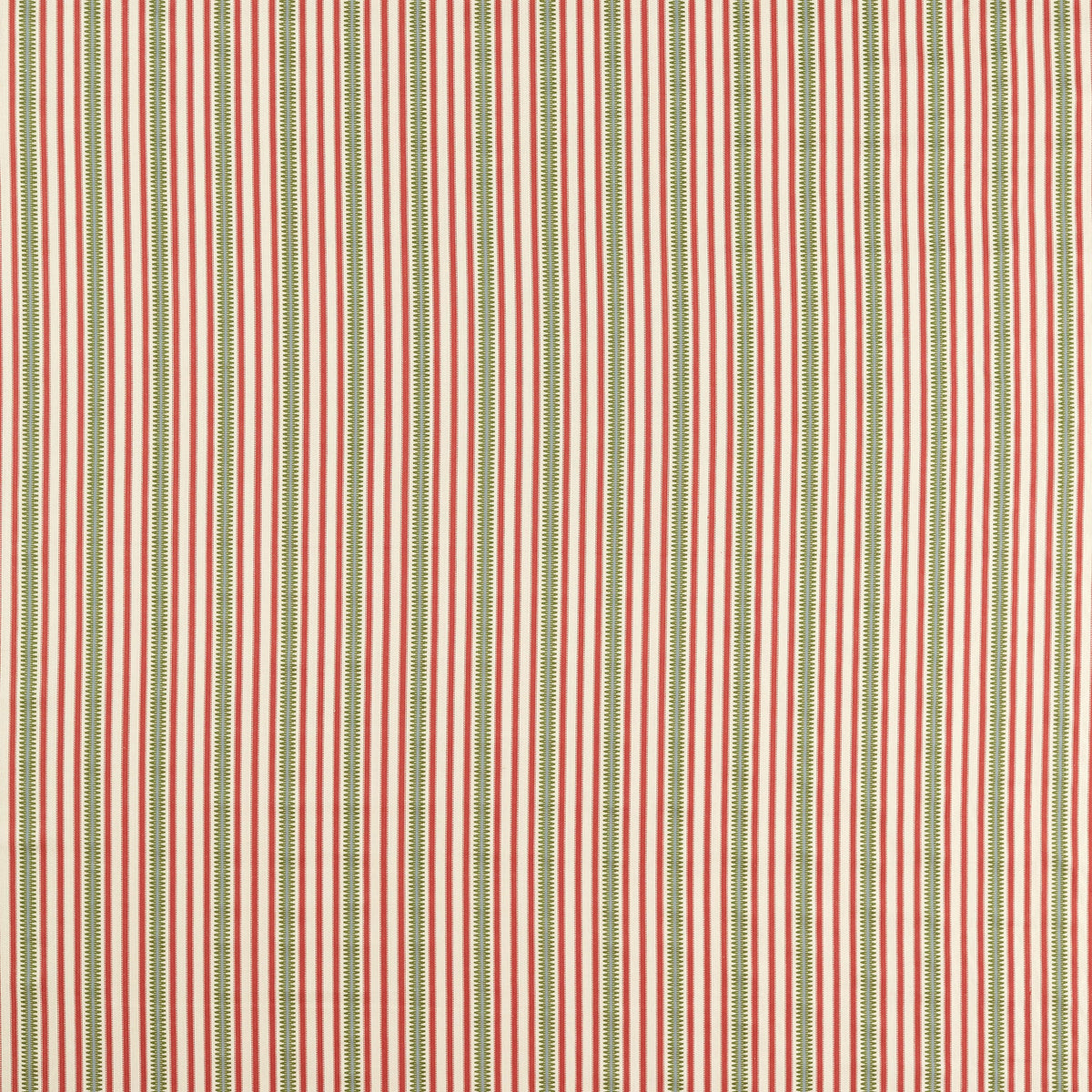 Barneby Stripe Berry/Leaf Sanderson x National Trust Volume II Fabric by Sanderson