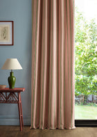 237810 Barneby Stripe Berry/Leaf Sanderson x National Trust Volume II Fabric by Sanderson