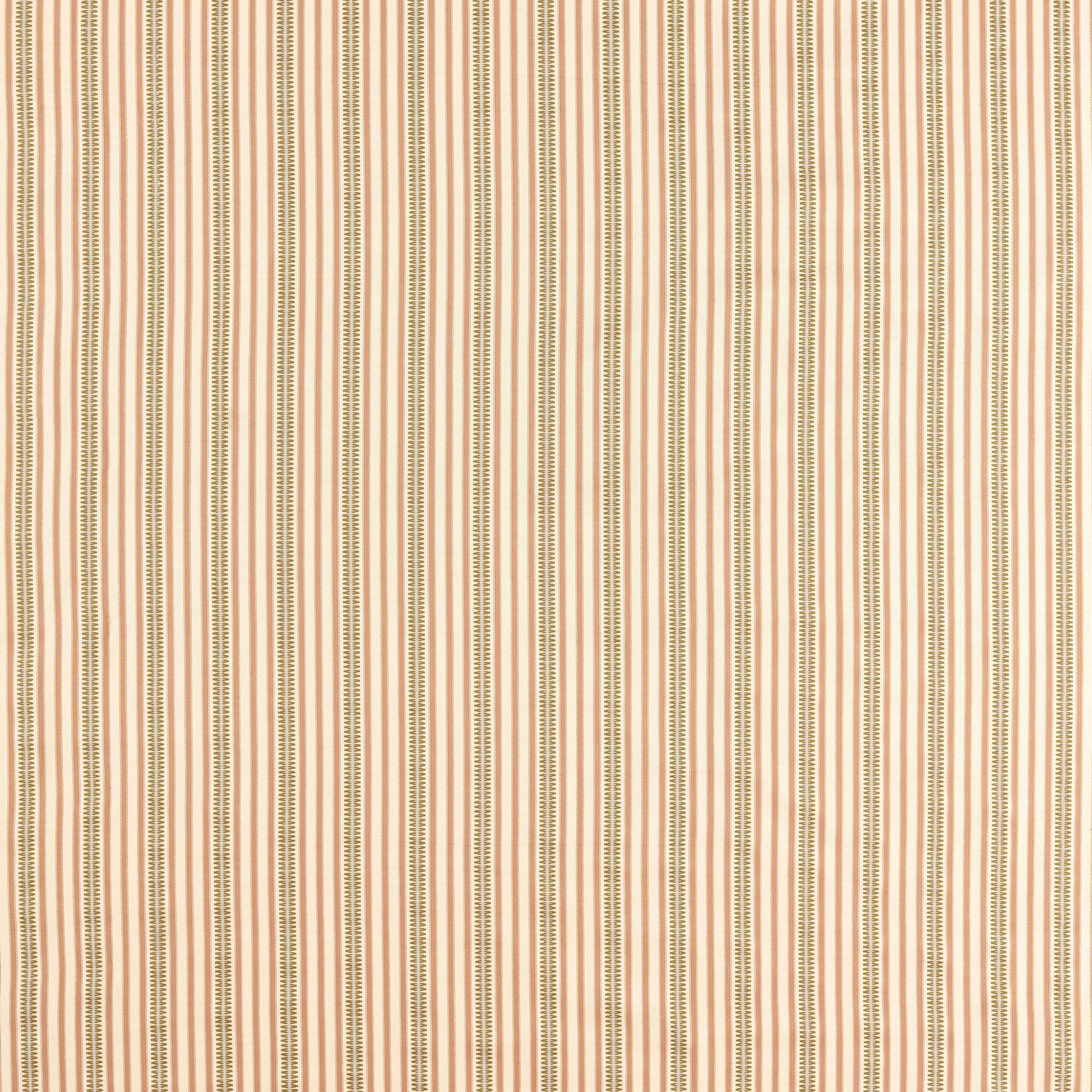 237811 Barneby Stripe Mallow/Olive Sanderson x National Trust Volume II Fabric by Sanderson