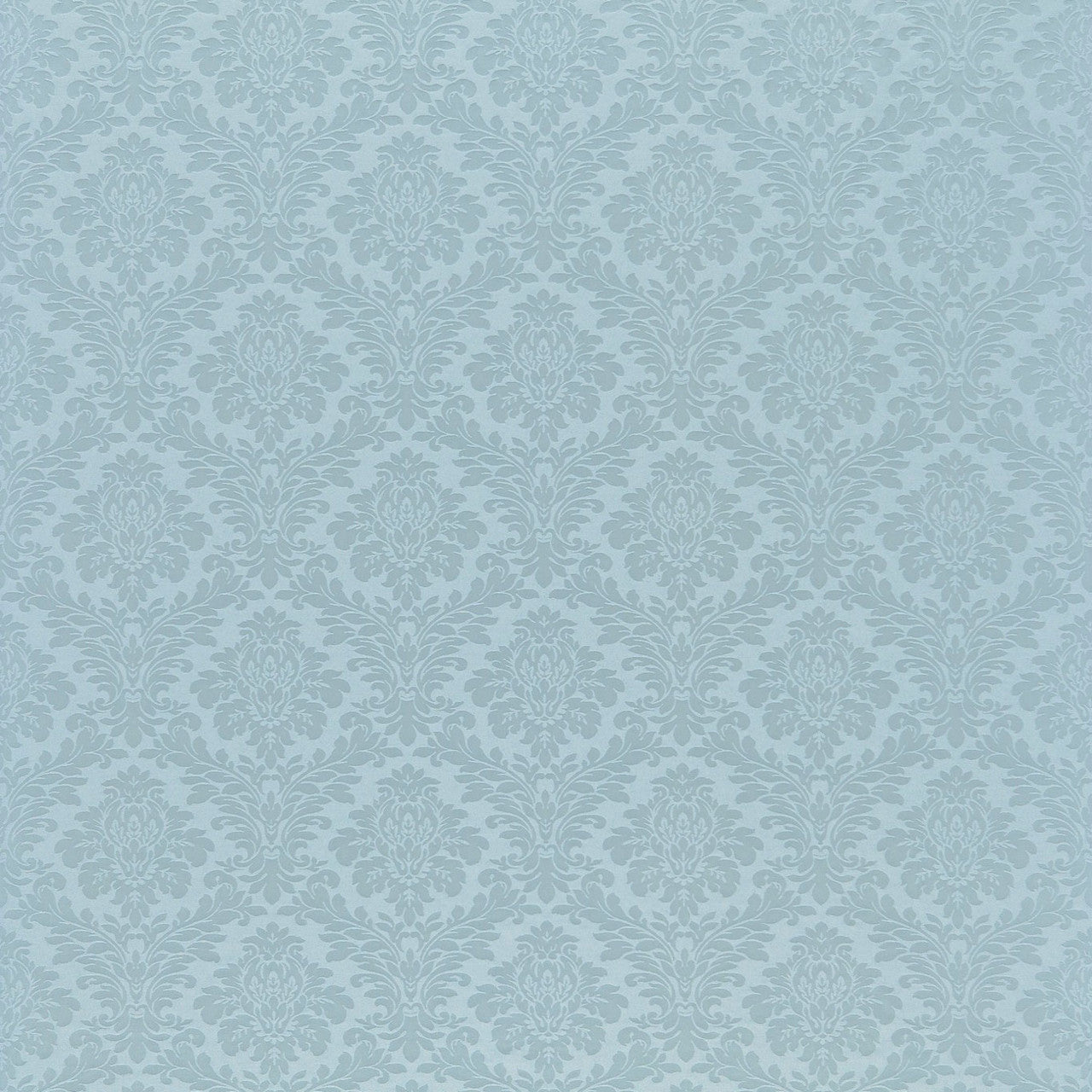 DNLMLD319 Lymington Damasks and Stripes Sky Blue Fabric by Sanderson