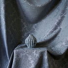 DNLMLD319 Lymington Damasks and Stripes Sky Blue Fabric by Sanderson