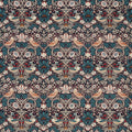 Strawberry Thief Velvet Mulberry/Slate Fabric by Morris & Co