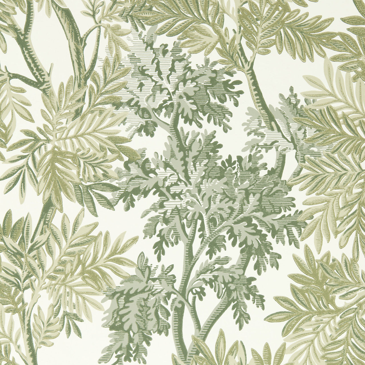 217416 Tapestry Trees Country Woodland Forest and Willow Wallpaper by Sanderson