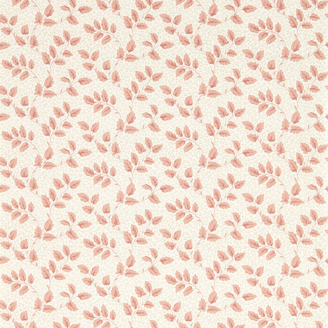 217420 Tomato Leaf Country Woodland Pink Clay Wallpaper by Sanderson