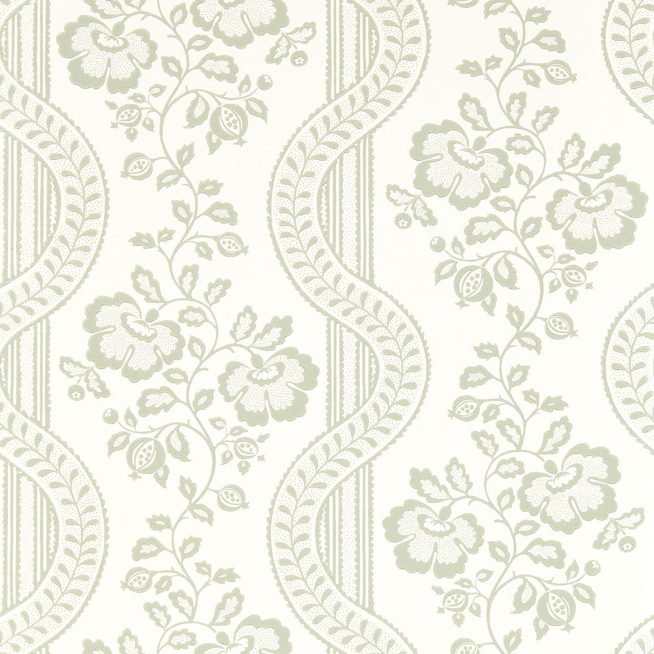 217428 Aubrey Country Woodland Lambs Ear Wallpaper by Sanderson