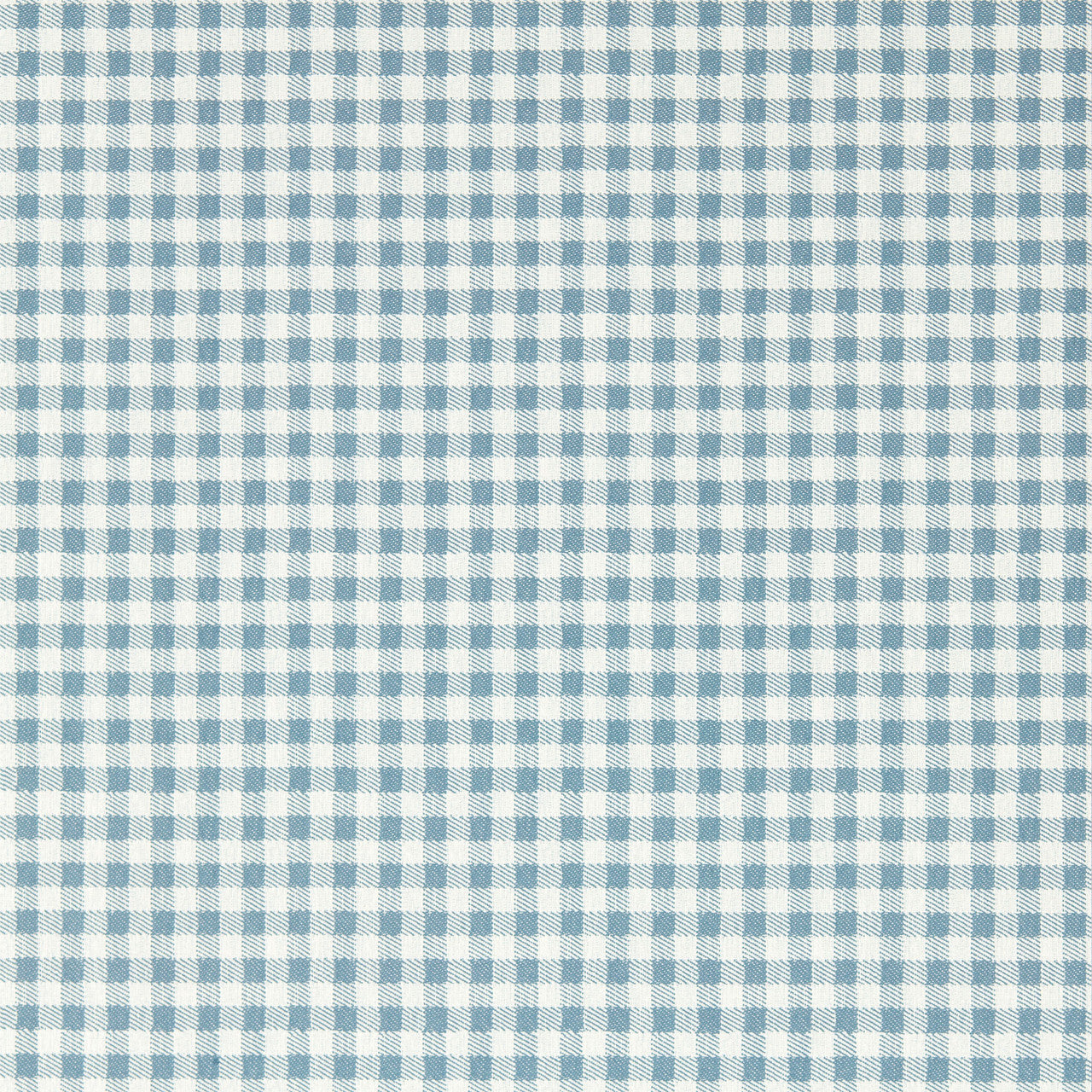 217432 Gingham Country Woodland Picnic Blue Wallpaper by Sanderson