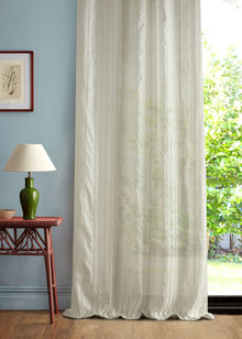 237752 Mellita Seaspray White Sanderson Sheers Fabric by Sanderson