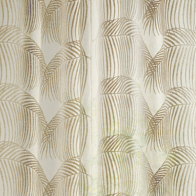 237756 Manila Leaf Sunsoaked Sanderson Sheers Fabric by Sanderson