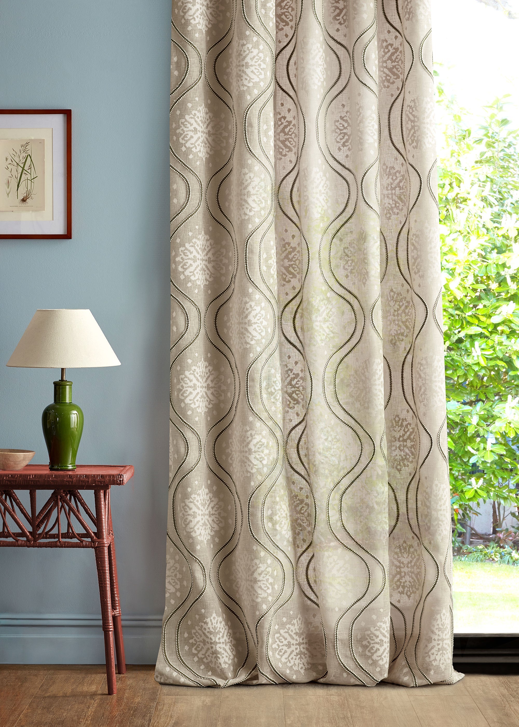 237757 Urchin Sand Sanderson Sheers Fabric by Sanderson