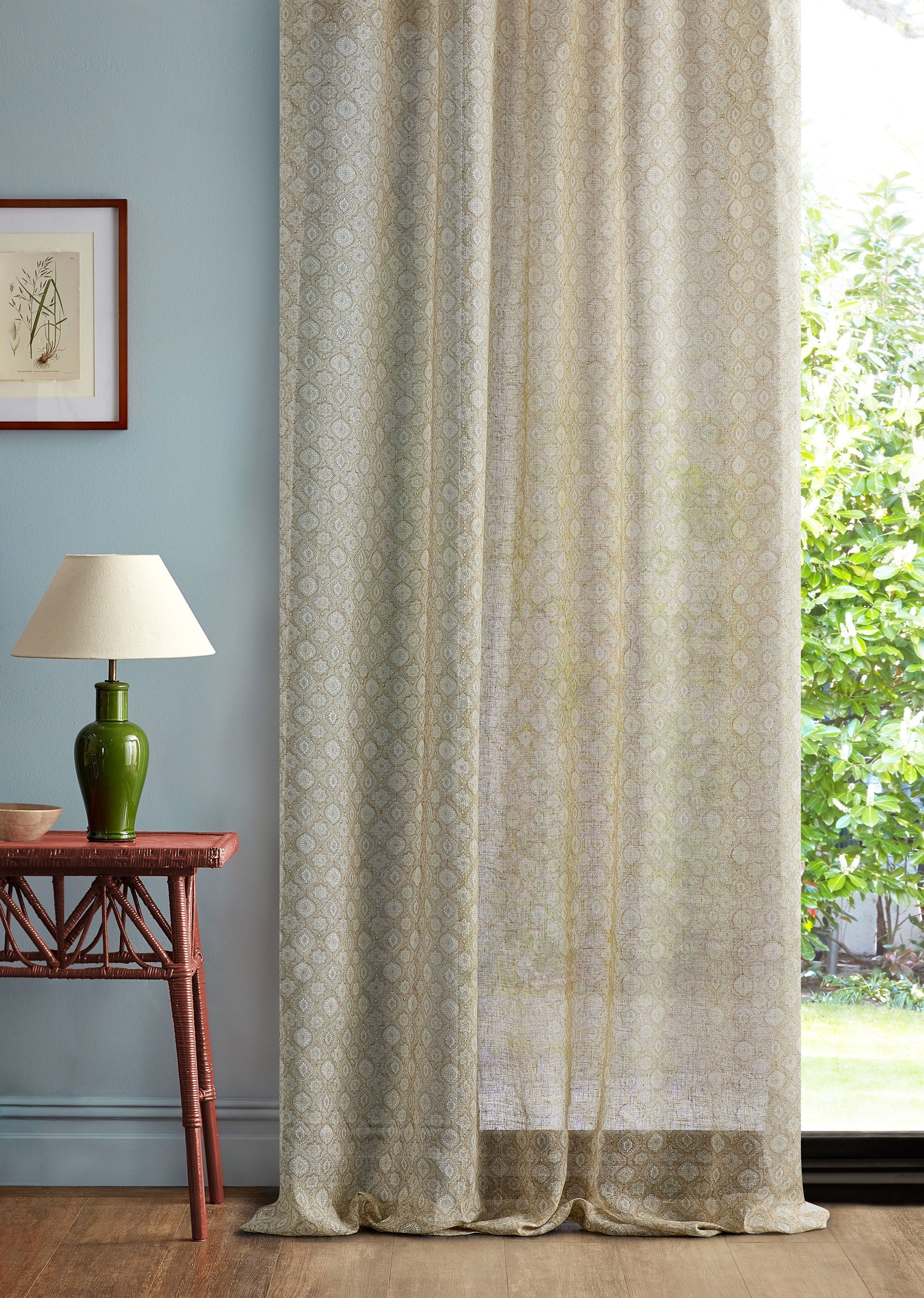 237758 Oyster Sunsoaked Sanderson Sheers Fabric by Sanderson