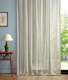 237760 Shoreline Stripe Seaspray White Sanderson Sheers Fabric by Sanderson