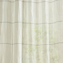 237764 Oceana Check Seaspray White Sanderson Sheers Fabric by Sanderson