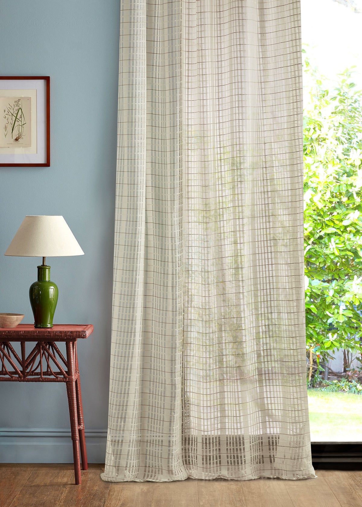 Seastack Sunsoaked Sanderson Sheers Fabric by Sanderson