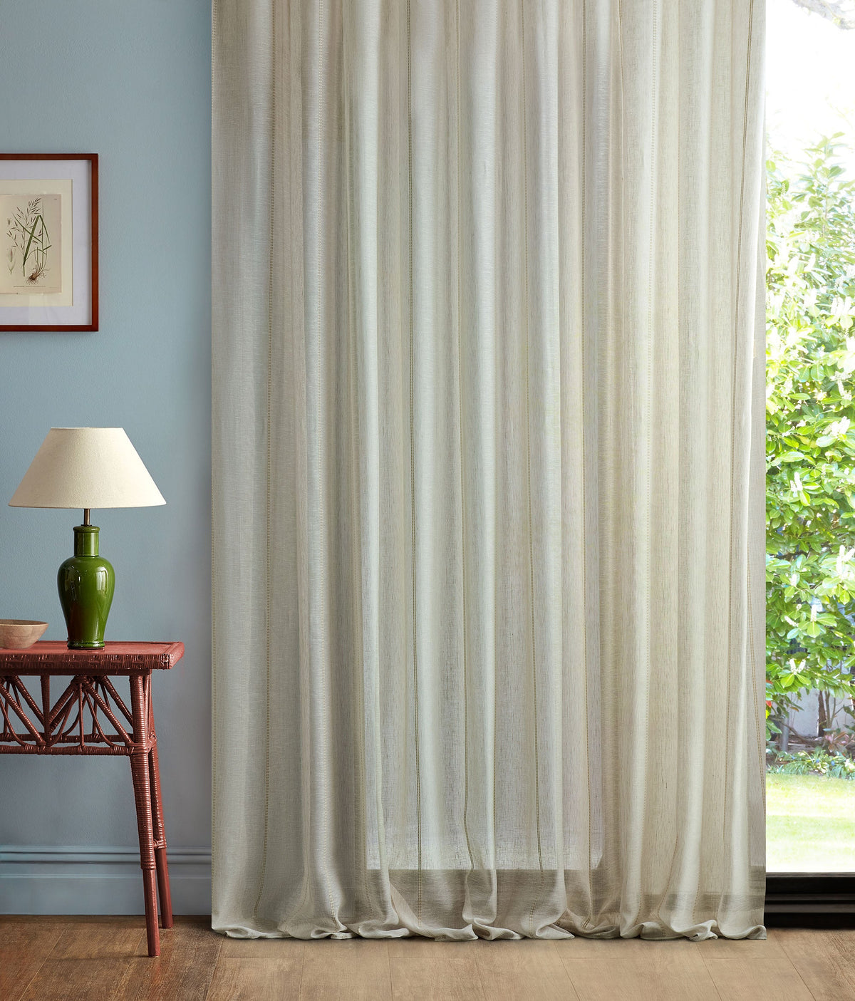 Sounding Driftwood Sanderson Sheers Fabric by Sanderson