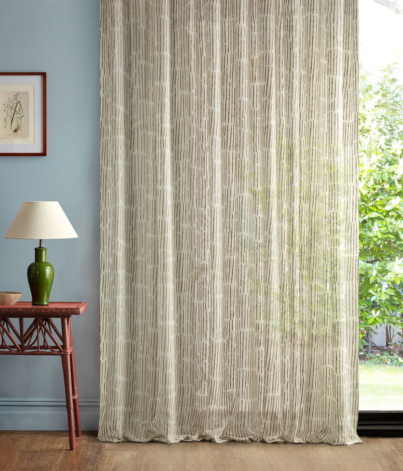 237768 Kelp Hollow Seaspray & Sand Sanderson Sheers Fabric by Sanderson