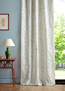 237775 Monterey Bloom Seaspray White Sanderson Sheers Fabric by Sanderson