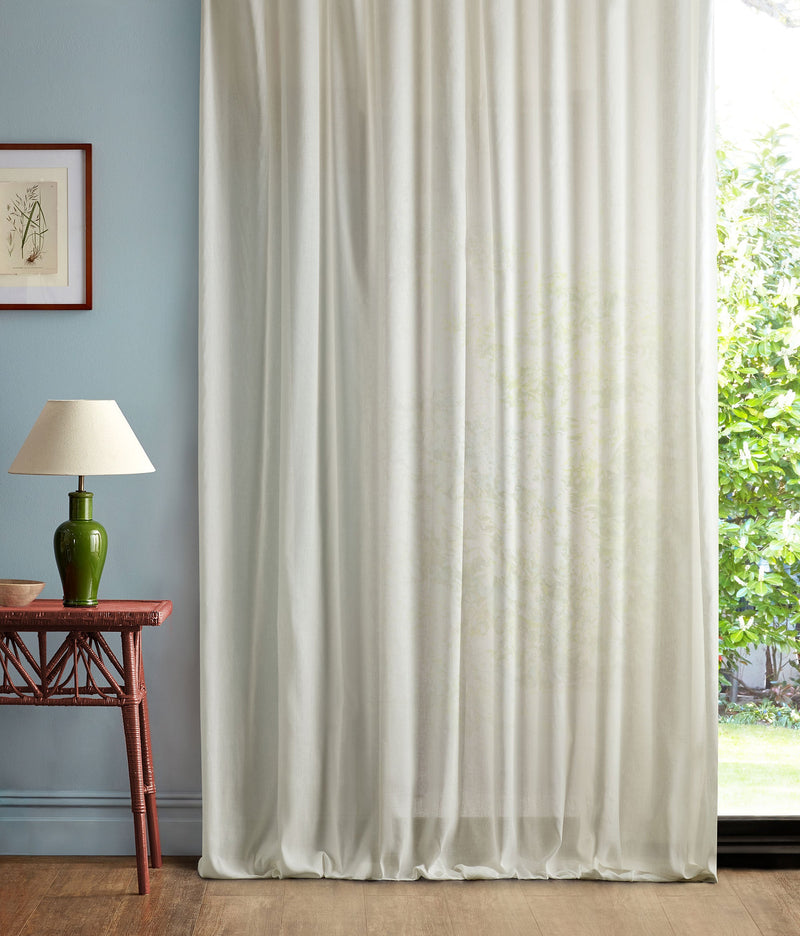 237778 Marisol Seaspray White Sanderson Sheers Fabric by Sanderson