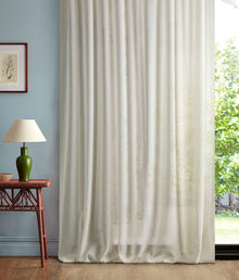 237780 Zulimar Seaspray White Sanderson Sheers Fabric by Sanderson