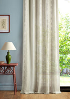 237813 Cordelia Salt & Sand Sanderson Sheers Fabric by Sanderson