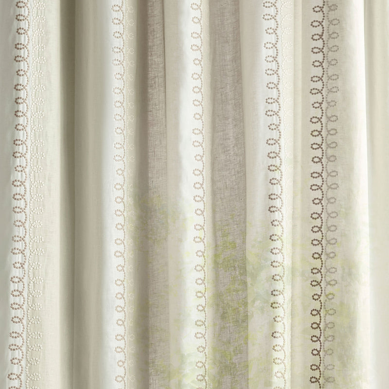 237813 Cordelia Salt & Sand Sanderson Sheers Fabric by Sanderson