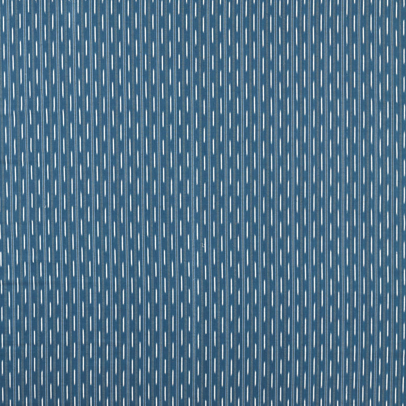 237713 Sabu Stripe Jodphur Blue Sabu Stripes & Ikats Fabric by Sanderson